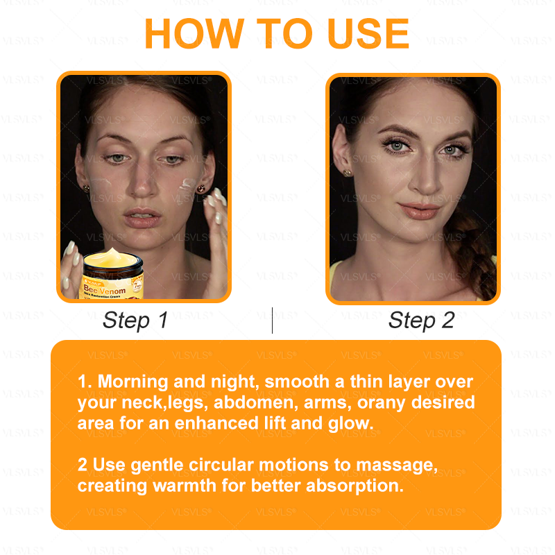 💥💥💥Made and Shipped from AU ✨ VLSVLS® Bee Venom Skin Restoration Cream 🌸 Anti-aging,Hydrating, Skin Repair, Even Tone, Acne and Dark Spot Treatment, Wart and Mole Removal, Psoriasis Relief 🔥 LAST DAY 80% OFF 💎