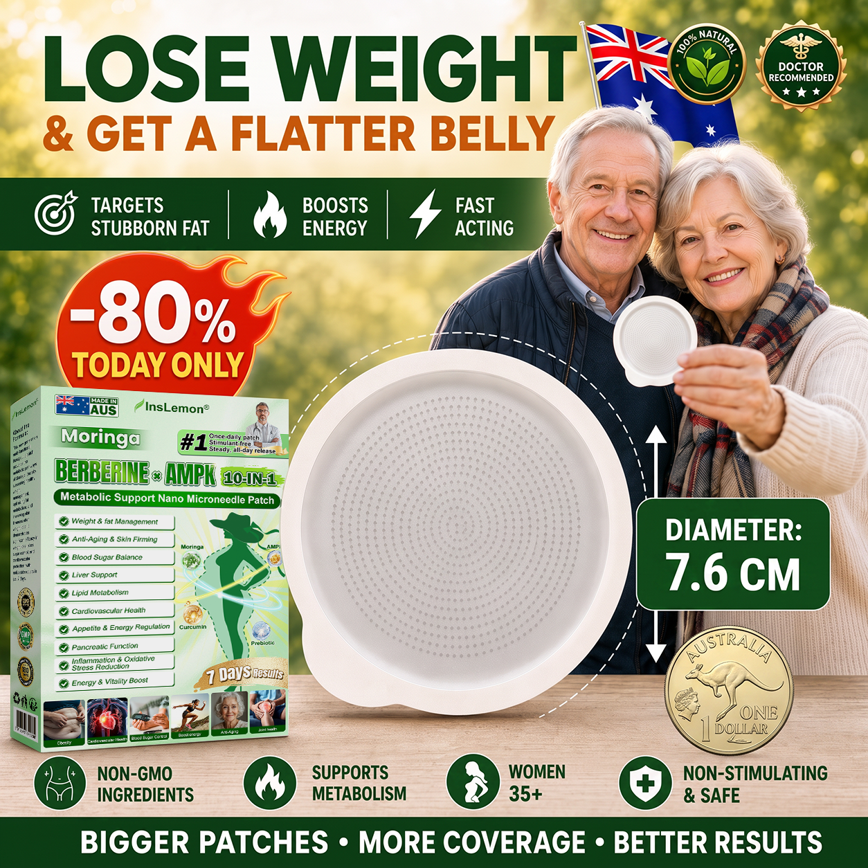 𝐈𝐧𝐬𝐋𝐞𝐦𝐨𝐧® 𝗠𝗼𝗿𝗶𝗻𝗴𝗮 × 𝗕𝗲𝗿𝗯𝗲𝗿𝗶𝗻𝗲 × 𝗔𝗠𝗣𝗞 𝟭𝟬-𝗶𝗻-𝟭 𝗠𝗲𝘁𝗮𝗯𝗼𝗹𝗶𝗰 𝗦𝘂𝗽𝗽𝗼𝗿𝘁 𝗡𝗮𝗻𝗼 𝗠𝗶𝗰𝗿𝗼𝗻𝗲𝗲𝗱𝗹𝗲 𝗣𝗮𝘁𝗰𝗵 (𝐉𝐮𝐬𝐭 𝐨𝐧𝐜𝐞 𝐚 𝐝𝐚𝐲, 𝐯𝐢𝐬𝐢𝐛𝐥𝐞 𝐜𝐡𝐚𝐧𝐠𝐞𝐬 𝐢𝐧 𝟕 𝐝𝐚𝐲𝐬） ✅ 𝐅𝐨𝐫 𝐨𝐛𝐞𝐬𝐢𝐭𝐲, 🅛🅞🅞🅢🅔 🅢🅚🅘🅝,𝐝𝐢𝐚𝐛𝐞𝐭𝐞𝐬, 𝐬𝐥𝐞𝐞𝐩 𝐚𝐩𝐧𝐞𝐚, 𝐣𝐨𝐢𝐧𝐭 𝐢𝐬𝐬𝐮𝐞𝐬, 𝐚𝐧𝐝 𝐦𝐨𝐫𝐞🌹🌹