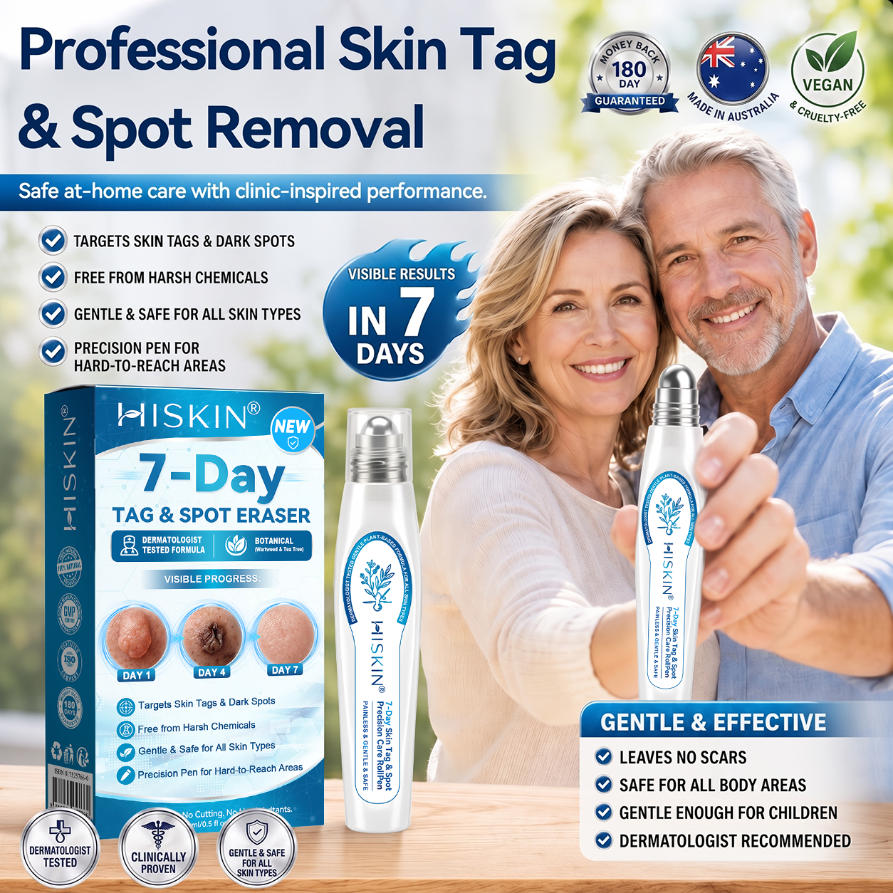 𝐇𝐈𝐒𝐊𝐈𝐍®👩‍⚕️ 𝟕-𝐃𝒂𝘆 𝐒𝗸𝐢𝐧 𝐓𝒂𝗴 & 𝐒𝐩𝙤𝐭 𝐄𝐫𝒂𝐬𝙚𝐫 Painless & Scar-Free Advanced Imper✨✨✨✨