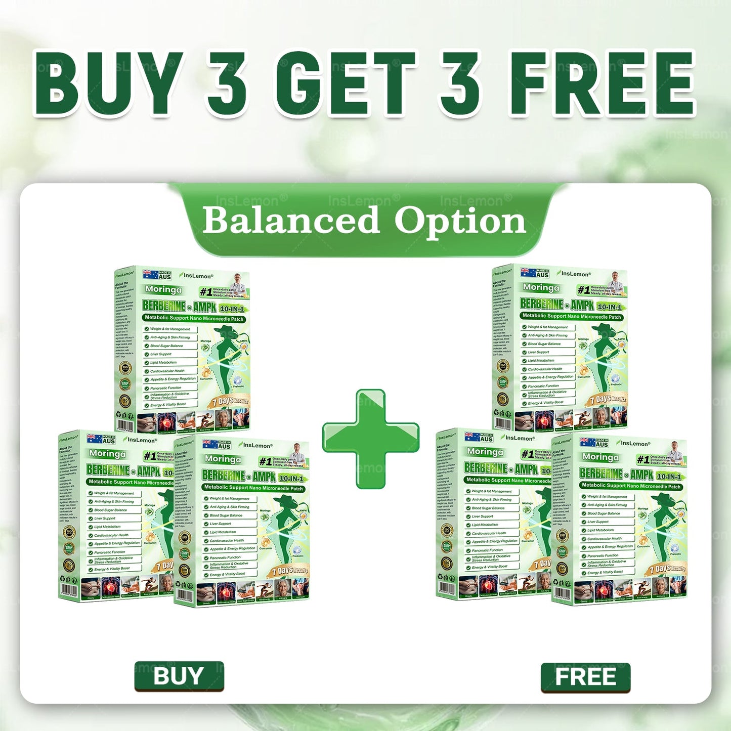 𝐈𝐧𝐬𝐋𝐞𝐦𝐨𝐧® 𝗠𝗼𝗿𝗶𝗻𝗴𝗮 × 𝗕𝗲𝗿𝗯𝗲𝗿𝗶𝗻𝗲 × 𝗔𝗠𝗣𝗞 𝟭𝟬-𝗶𝗻-𝟭 𝗠𝗲𝘁𝗮𝗯𝗼𝗹𝗶𝗰 𝗦𝘂𝗽𝗽𝗼𝗿𝘁 𝗡𝗮𝗻𝗼 𝗠𝗶𝗰𝗿𝗼𝗻𝗲𝗲𝗱𝗹𝗲 𝗣𝗮𝘁𝗰𝗵 (𝐉𝐮𝐬𝐭 𝐨𝐧𝐜𝐞 𝐚 𝐝𝐚𝐲, 𝐯𝐢𝐬𝐢𝐛𝐥𝐞 𝐜𝐡𝐚𝐧𝐠𝐞𝐬 𝐢𝐧 𝟕 𝐝𝐚𝐲𝐬） ✅ 𝐅𝐨𝐫 𝐨𝐛𝐞𝐬𝐢𝐭𝐲, 🅛🅞🅞🅢🅔 🅢🅚🅘🅝,𝐝𝐢𝐚𝐛𝐞𝐭𝐞𝐬, 𝐬𝐥𝐞𝐞𝐩 𝐚𝐩𝐧𝐞𝐚, 𝐣𝐨𝐢𝐧𝐭 𝐢𝐬𝐬𝐮𝐞𝐬, 𝐚𝐧𝐝 𝐦𝐨𝐫𝐞✨✨✨