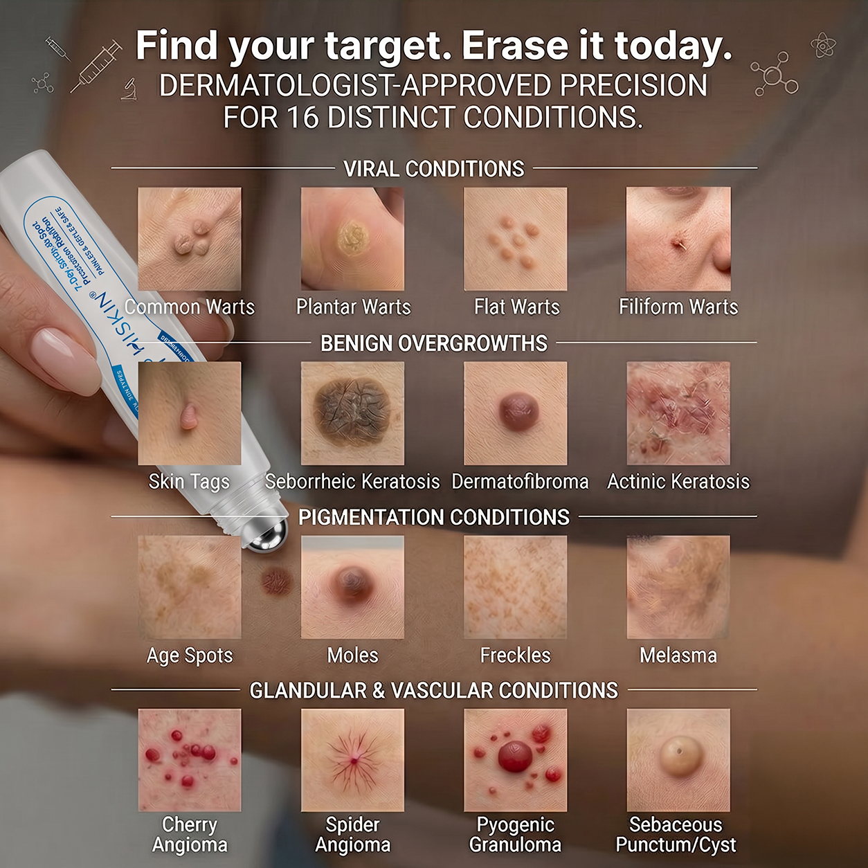 𝐇𝐈𝐒𝐊𝐈𝐍®👩‍⚕️ 𝟕-𝐃𝒂𝘆 𝐒𝗸𝐢𝐧 𝐓𝒂𝗴 & 𝐒𝐩𝙤𝐭 𝐄𝐫𝒂𝐬𝙚𝐫 Painless & Scar-Free Advanced Imper✨✨✨✨