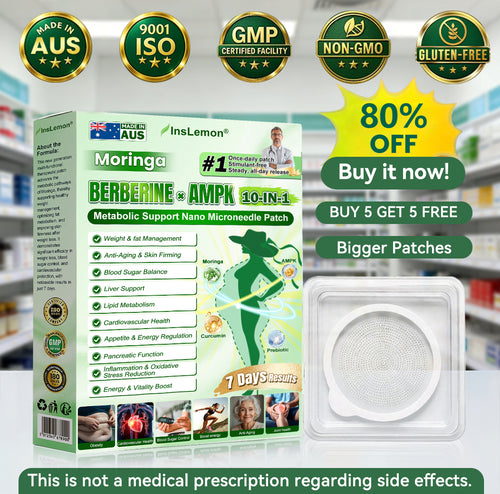 𝐈𝐧𝐬𝐋𝐞𝐦𝐨𝐧® 𝗠𝗼𝗿𝗶𝗻𝗴𝗮 × 𝗕𝗲𝗿𝗯𝗲𝗿𝗶𝗻𝗲 × 𝗔𝗠𝗣𝗞 𝟭𝟬-𝗶𝗻-𝟭 𝗠𝗲𝘁𝗮𝗯𝗼𝗹𝗶𝗰 𝗦𝘂𝗽𝗽𝗼𝗿𝘁 𝗡𝗮𝗻𝗼 𝗠𝗶𝗰𝗿𝗼𝗻𝗲𝗲𝗱𝗹𝗲 𝗣𝗮𝘁𝗰𝗵 (𝐉𝐮𝐬𝐭 𝐨𝐧𝐜𝐞 𝐚 𝐝𝐚𝐲, 𝐯𝐢𝐬𝐢𝐛𝐥𝐞 𝐜𝐡𝐚𝐧𝐠𝐞𝐬 𝐢𝐧 𝟕 𝐝𝐚𝐲𝐬） ✅ 𝐅𝐨𝐫 𝐨𝐛𝐞𝐬𝐢𝐭𝐲, 🅛🅞🅞🅢🅔 🅢🅚🅘🅝,𝐝𝐢𝐚𝐛𝐞𝐭𝐞𝐬, 𝐬𝐥𝐞𝐞𝐩 𝐚𝐩𝐧𝐞𝐚, 𝐣𝐨𝐢𝐧𝐭 𝐢𝐬𝐬𝐮𝐞𝐬, 𝐚𝐧𝐝 𝐦𝐨𝐫𝐞💜